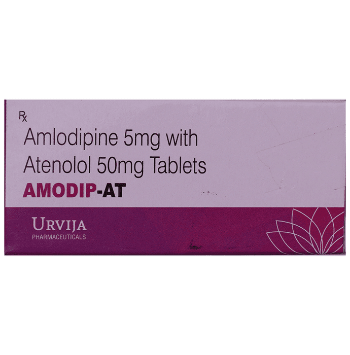 Amodip-AT Tablet – Amlodipine (5mg) by Urvija Pharmaceuticals — photo 1 of 3