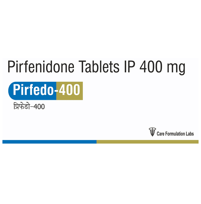 Pirfedo 400 Tablet – Pirfenidone (400mg) 400 mg by Care Formulation Labs Pvt Ltd — photo 1 of 3