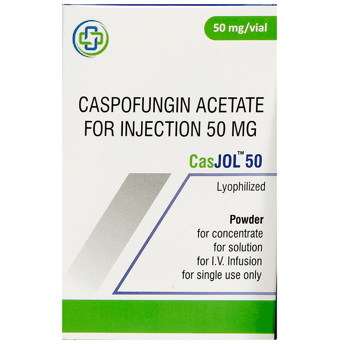 Casjol 50 Injection – Caspofungin (50mg) 50 mg by Jolly Healthcare — photo 1 of 4