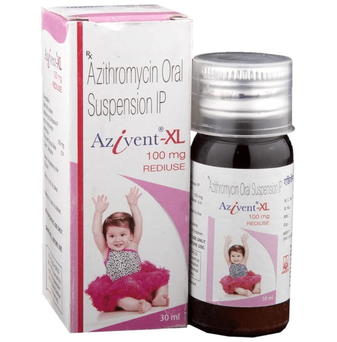 Azivent-XL 100mg Rediuse Oral Suspension – b079a487-e648-4522-a5cf-cc669e1d7a01 by Aristo Pharmaceuticals Pvt Ltd — photo 1 of 5