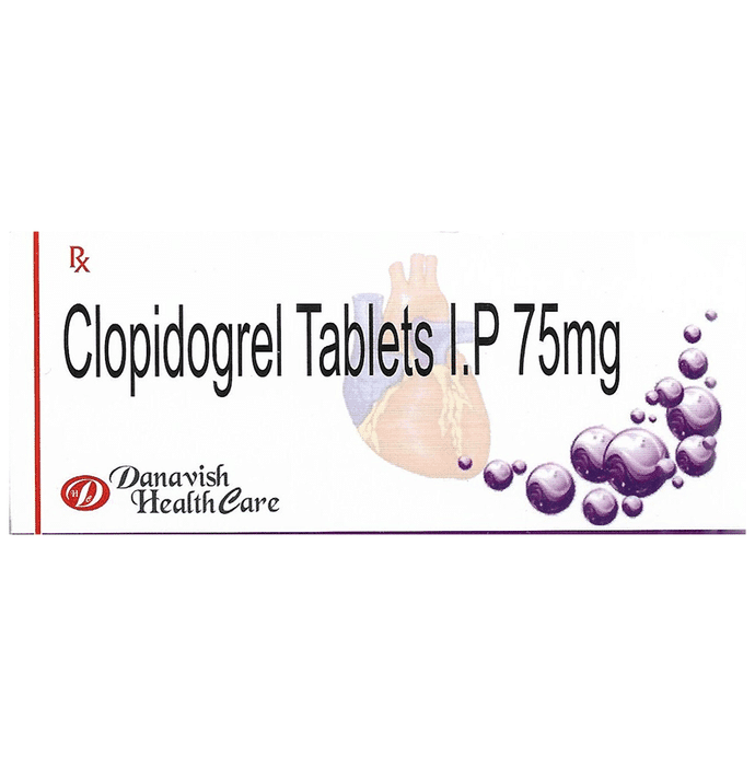 Danavish Clopidogrel 75mg Tablet