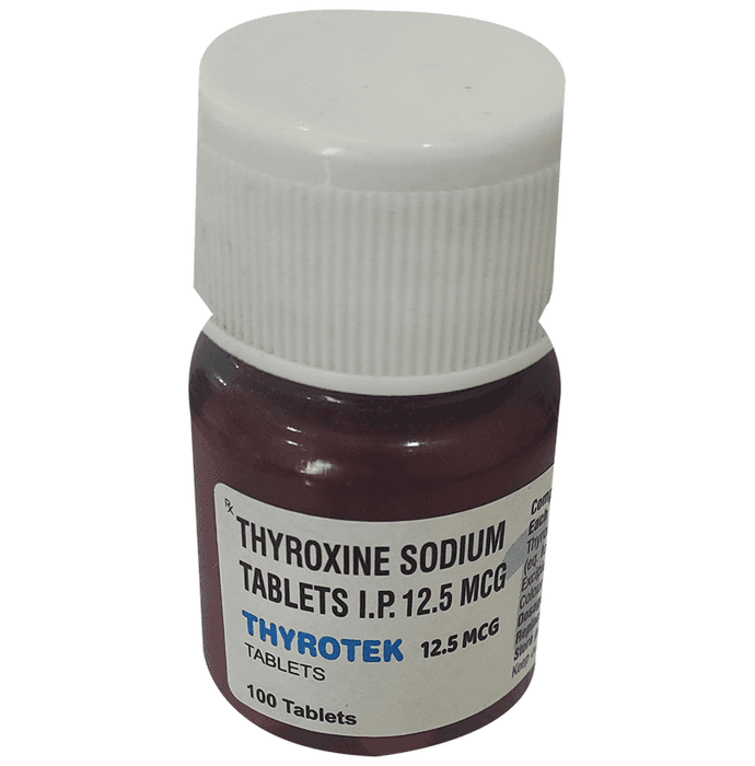Thyrotek 12.5mcg Tablet – Thyroxine (12.5mcg) 12.5 mcg by Gonan Pharma