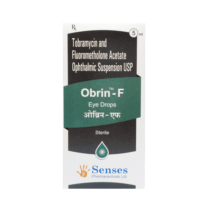 Obrin F Eye Drop – Tobramycin (NA) by Senses Pharmaceuticals Ltd — photo 1 of 3
