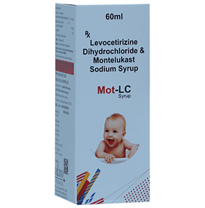 Mot-LC Syrup – Levocetirizine (4mg) by ADZO Lifesciences Pvt Ltd — photo 1 of 4