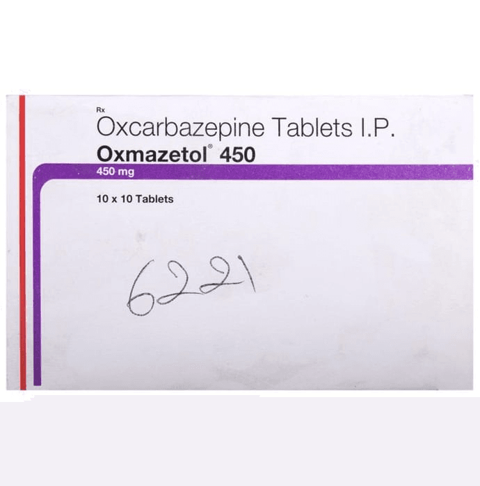 Oxmazetol 450 Tablet – Oxcarbazepine (450mg) 450 mg by Abbott — photo 1 of 5