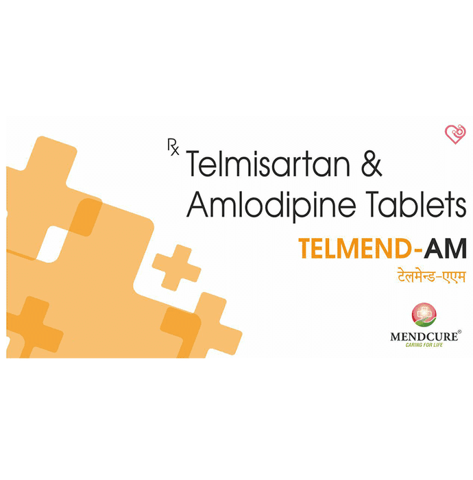 Telmend-AM Tablet – Telmisartan (40mg) by Mendcure Life Sciences Pvt Ltd — photo 1 of 2