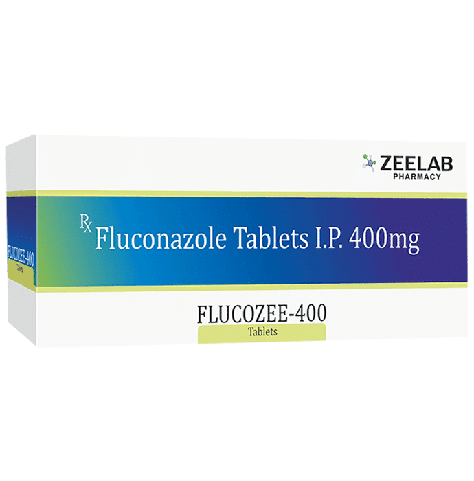 Flucozee 400 Tablet – Fluconazole (400mg) 400 mg by Zeelab Pharmacy Pvt Ltd
