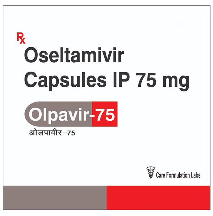 Olpavir 75 Capsule – Oseltamivir Phosphate (75mg) 75 mg by Care Formulation Labs Pvt Ltd — photo 1 of 4