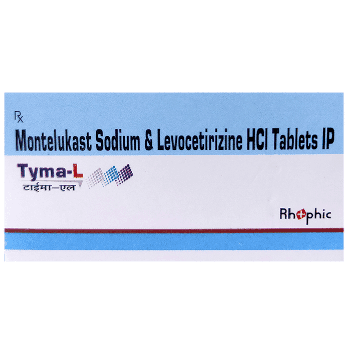Tyma-L Tablet – Levocetirizine (5mg) by Rhophic Health Care — photo 1 of 4