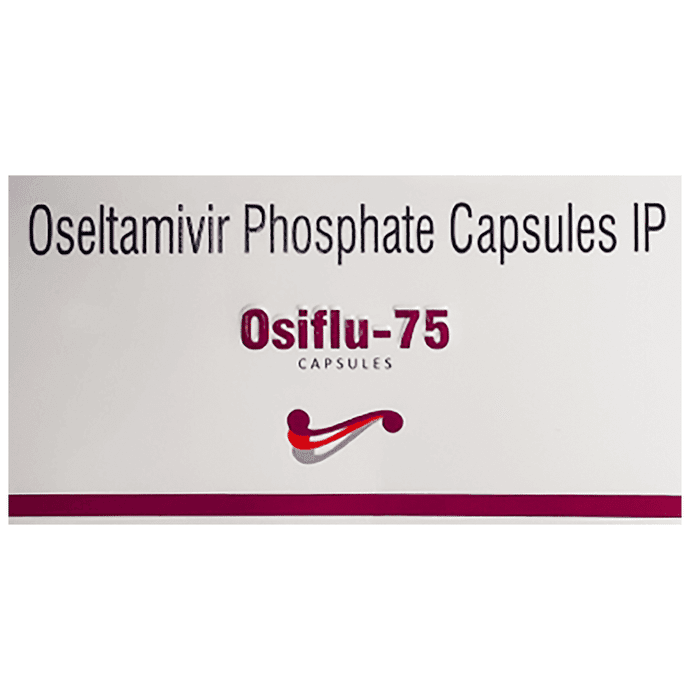 Osiflu 75 Capsule – Oseltamivir Phosphate (75mg) 75 mg by Chemo Healthcare Pvt Ltd — photo 1 of 4
