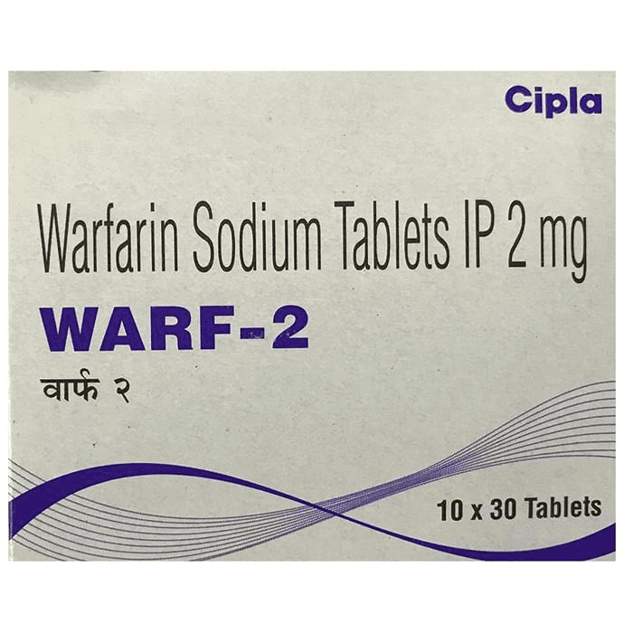 Warf 2 Tablet – Warfarin (2mg) 2 mg by Cipla Ltd — photo 1 of 2