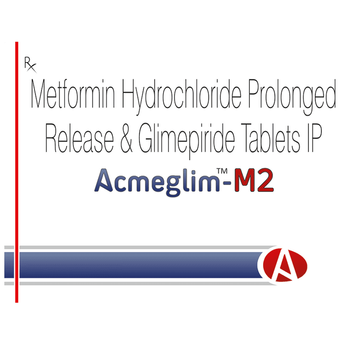 Acmeglim-M2 Tablet PR – Glimepiride (2mg) by Acmedix Pharma LLP — photo 1 of 2