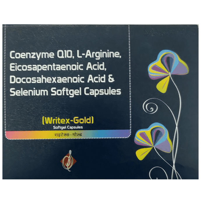Writex-Gold Soft Gelatin Capsule – 5044526f-90e5-4001-a887-6c90569528f0 by Syndicate Life Sciences Pvt Ltd — photo 1 of 2