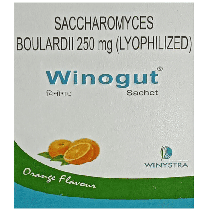 Winogut Sachet Orange – e25316d7-4c2f-49de-b8ed-301be2755591 by Winystra Pharmaceuticals Pvt . Ltd. — photo 1 of 2
