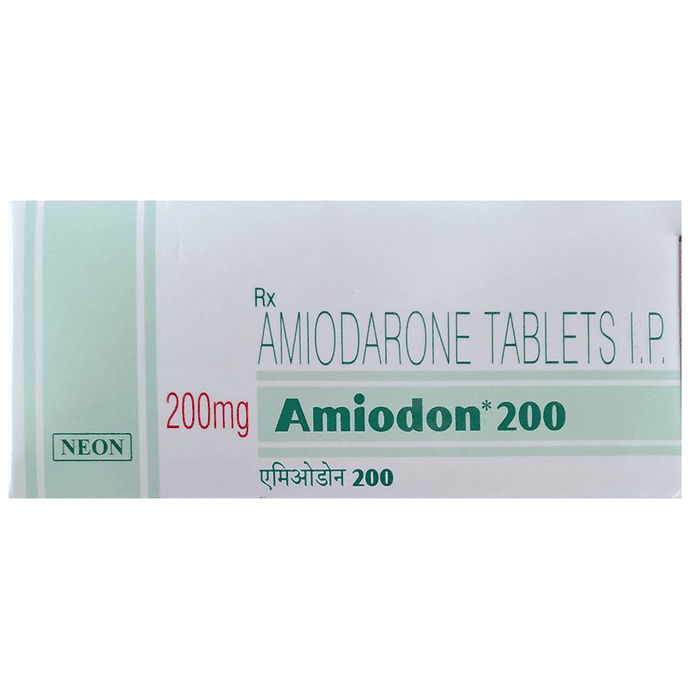 Amiodon 200mg Tablet – Amiodarone (200mg) 200 mg by Neon Laboratories Ltd — photo 1 of 2