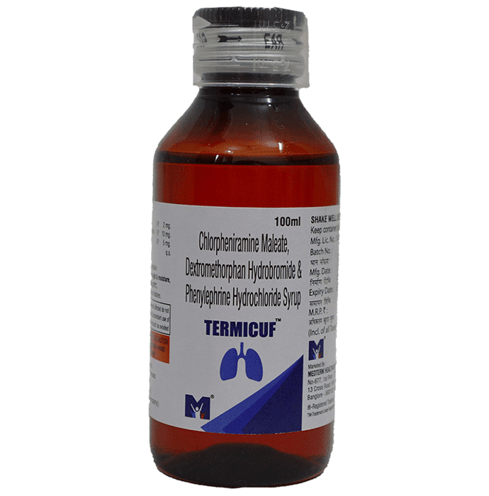 Termicuf Syrup – Phenylephrine (5mg) by Medterm Healthcare Pvt Ltd — photo 1 of 2