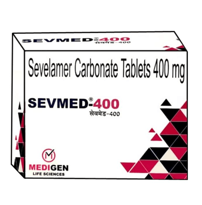 Sevmed 400mg Tablet – Sevelamer (400mg) 400 mg by Medigen Life Sciences
