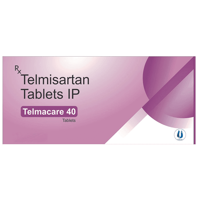 Telmacare 40 Tablet – Telmisartan (40mg) 40 mg by Uj Life Care (opc) Private Limited — photo 1 of 2