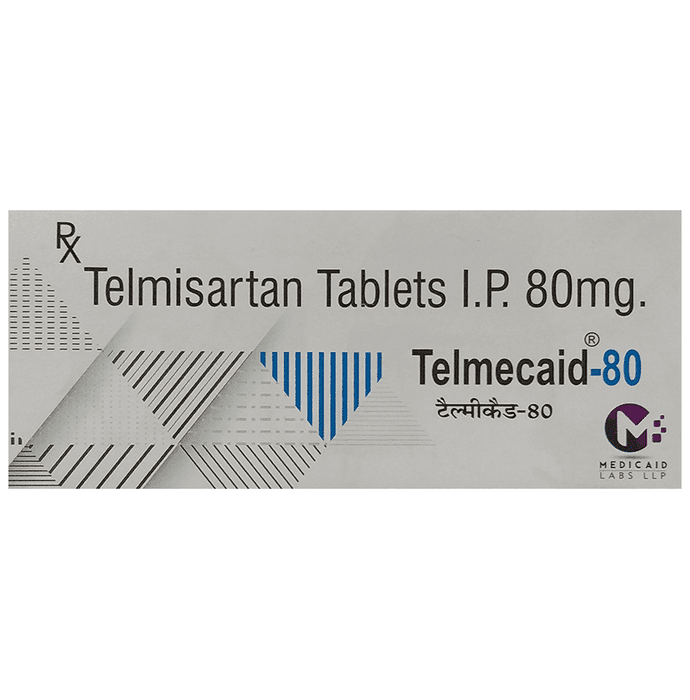 Telmecaid 80 Tablet – e6d074da-b178-47d7-a920-0a086fa442d5 by Medicaid Labs LLP — photo 1 of 2
