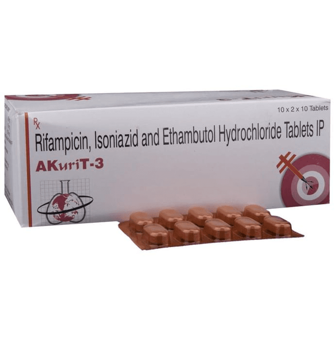 Akurit-3 Tablet – Rifampicin (150mg) 3 mg by Lupin Ltd — photo 1 of 6
