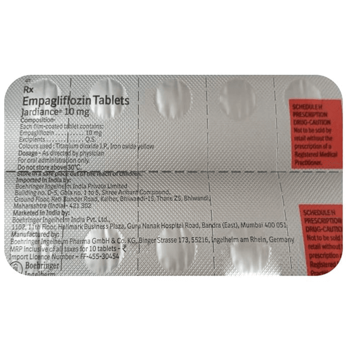 Jardiance 10mg Tablet
