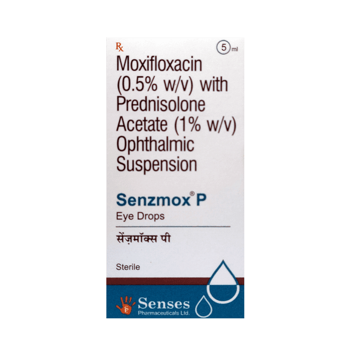 Senzmox P Eye Drop – Moxifloxacin (0.5% w/v) by Senses Pharmaceuticals Ltd — photo 1 of 2