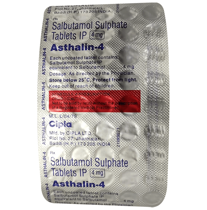 Asthalin 4 Tablet