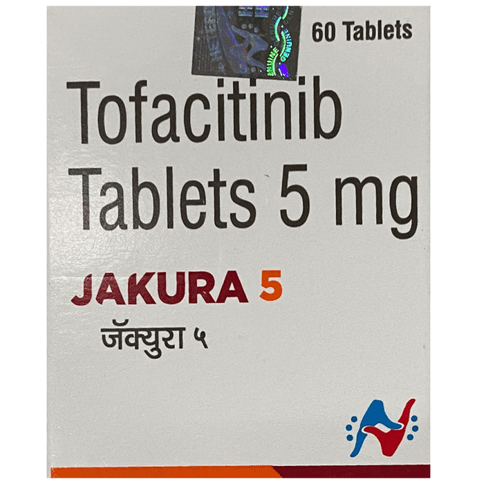 Jakura 5mg Tablet – Tofacitinib (5mg) 5 mg by Hetero Drugs Ltd — photo 1 of 3