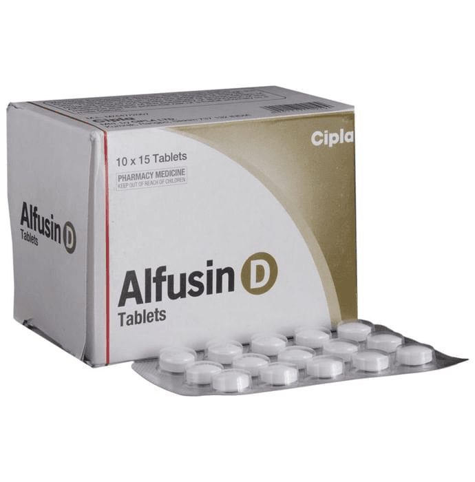 Alfusin D Tablet ER – Alfuzosin (10mg) by Cipla Ltd — photo 1 of 6