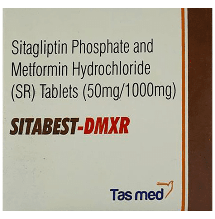 Sitabest-DMXR Tablet – Sitagliptin (50mg) by Tas Med India Pvt Ltd — photo 1 of 2