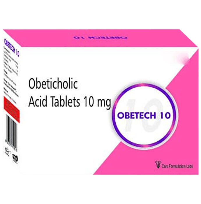 Obetech 10 Tablet – Obeticholic acid (10mg) 10 mg by Care Formulation Labs Pvt Ltd