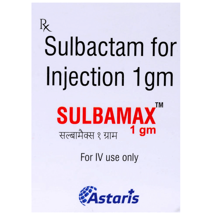 Sulbamax 1gm Injection – cdb5aee1-292c-4c60-b361-fdd6acf5f32d by Astaris lifesciences Pvt Ltd