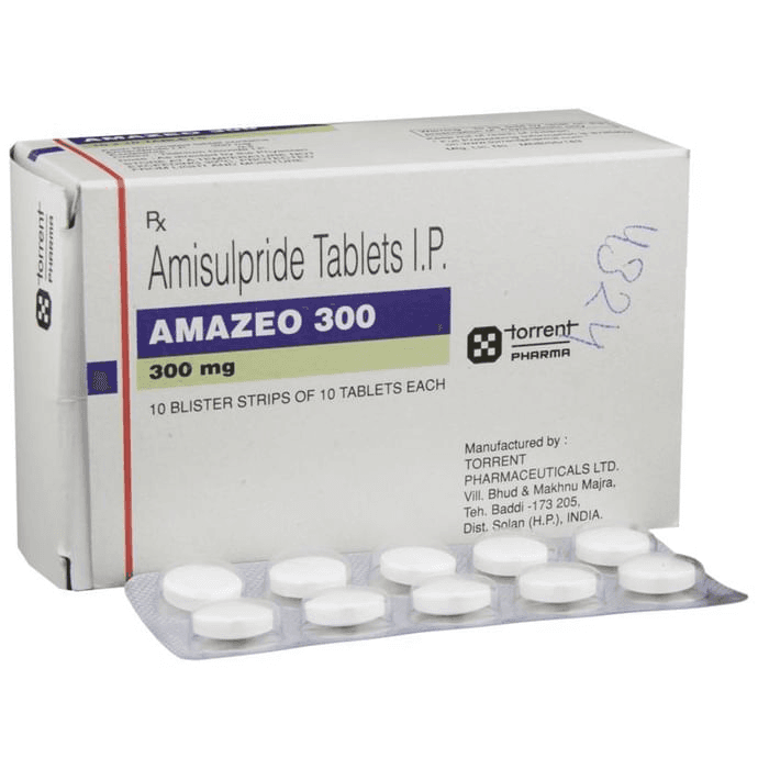 Amazeo 300 Tablet – Amisulpride (300mg) 300 mg by Torrent Pharmaceuticals Ltd — photo 1 of 5