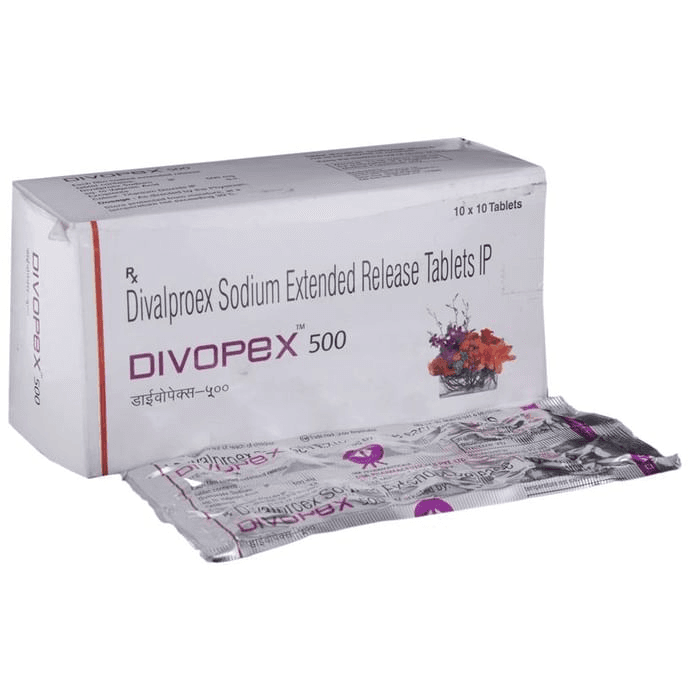 Divopex 500 Tablet ER – Divalproex (500mg) 500 mg by OSR Pharmaceuticals Pvt Ltd — photo 1 of 6