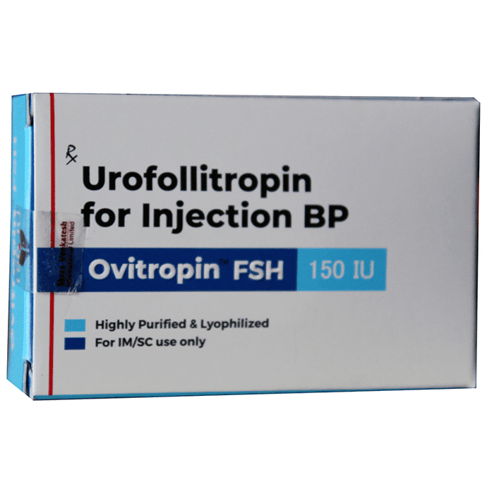 Ovitropin FSH 150IU Injection – Urofollitropin (150IU) 150 iu by Shree Venkatesh International Limited — photo 1 of 2