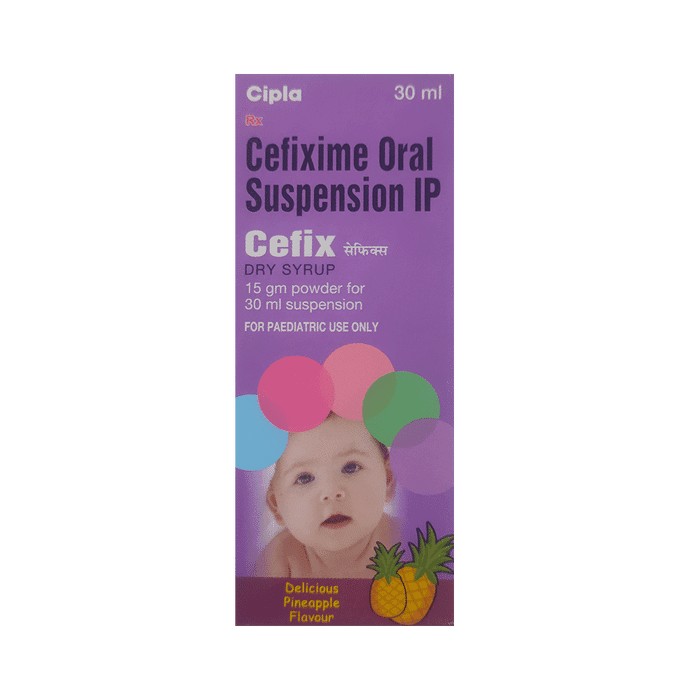 Cefix Dry Syrup Delicious Pineapple – 04124db8-f113-4d7a-bcd2-89fdfbca359a by Cipla Ltd — photo 1 of 5