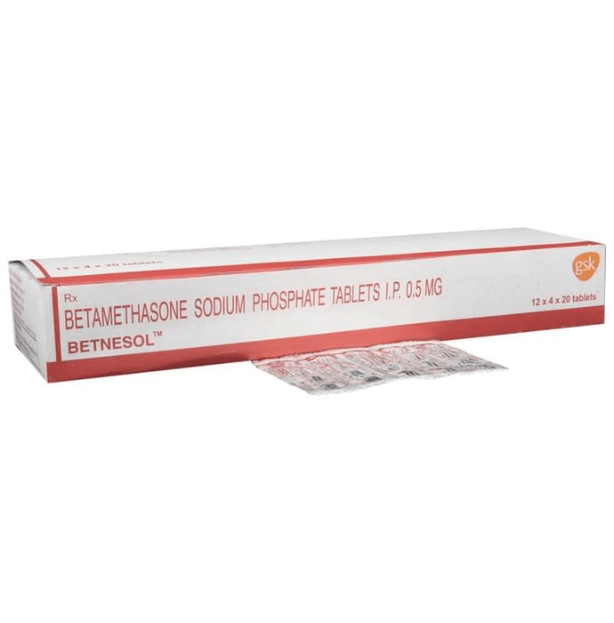 Betnesol Tablet – a0de4a6e-e59c-47eb-a244-4e3ffa16bdbe by Glaxo SmithKline Pharmaceuticals Ltd — photo 1 of 5