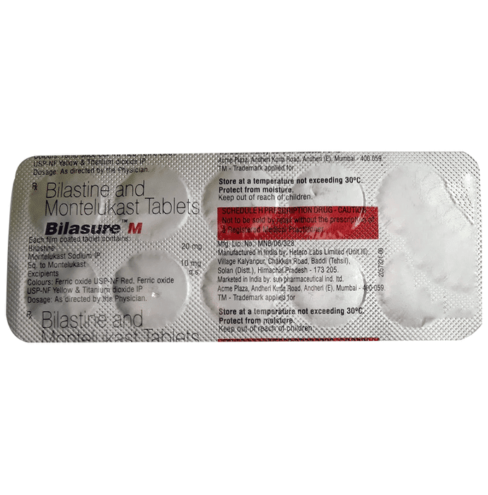 Bilasure M 20mg/10mg Tablet