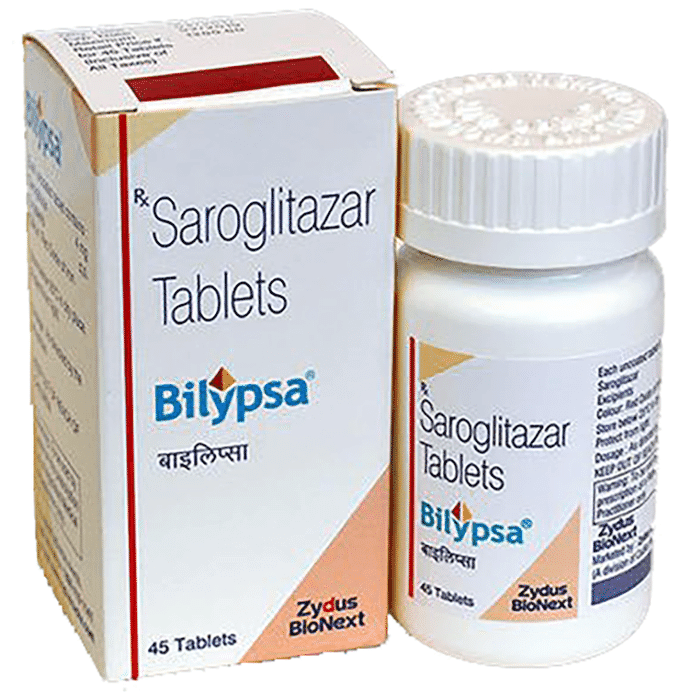 Bilypsa Tablet – Saroglitazar (4mg) by Zydus Cadila