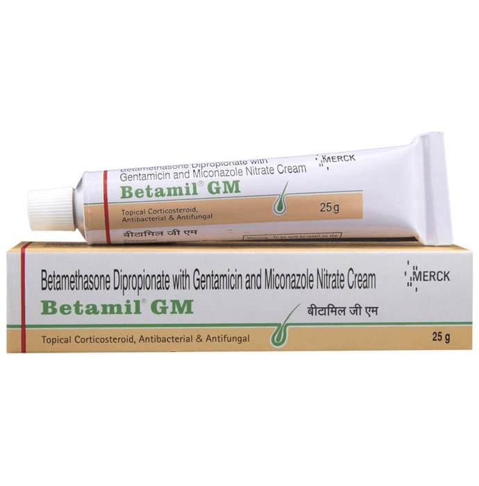 Betamil GM Cream – Betamethasone (0.05% w/w) by Merck Ltd — photo 1 of 4