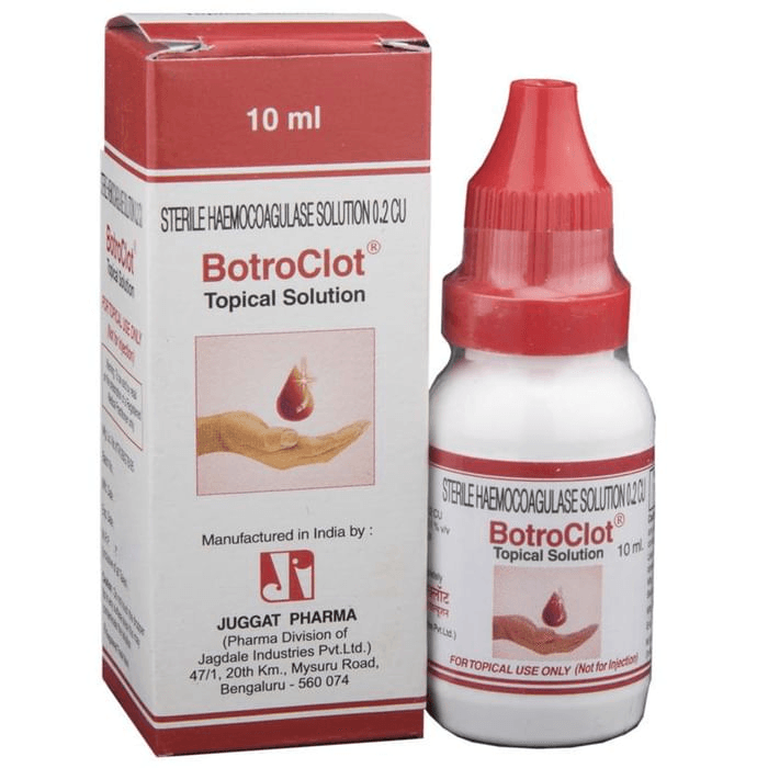 Botroclot Topical Solution – Hemocoagulase (0.2CU) by Juggat Pharma — photo 1 of 5