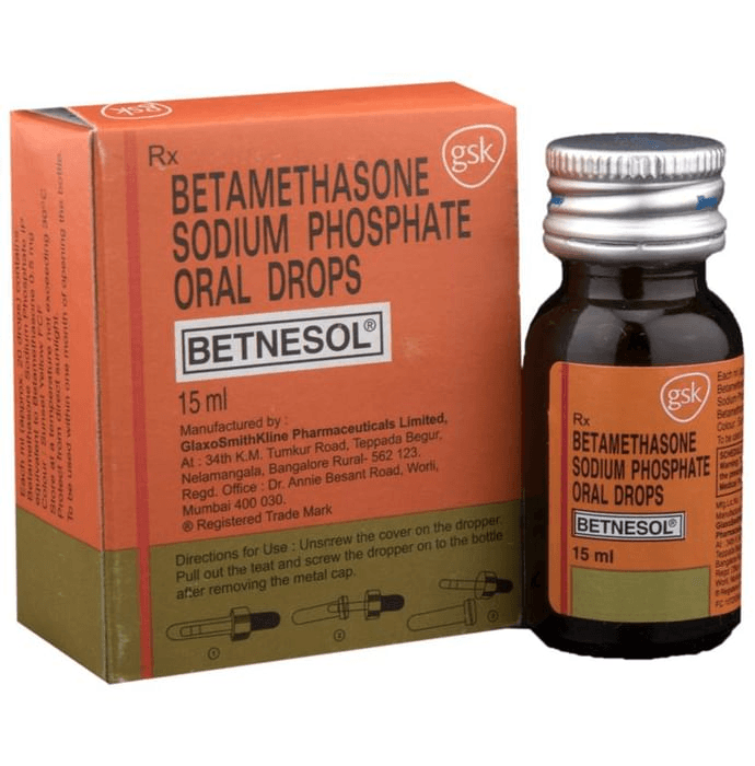 Betnesol Oral Drops – 6ba7ad3d-128b-47e9-84c2-5e77f2087b34 by Glaxo SmithKline Pharmaceuticals Ltd — photo 1 of 5