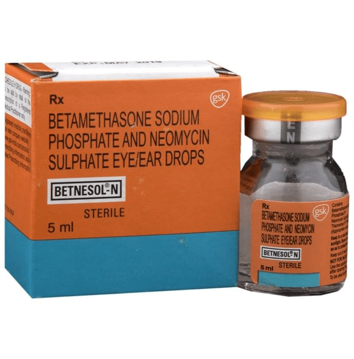 Betnesol-N Eye/Ear Drops – Betamethasone (0.1% w/v) by Glaxo SmithKline Pharmaceuticals Ltd — photo 1 of 5