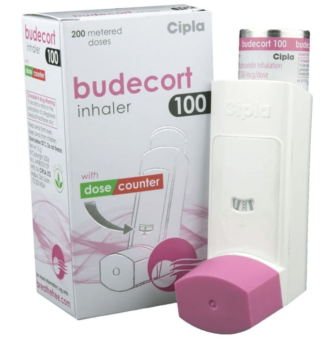 Budecort 100 Inhaler – Budesonide (100mcg) 100 mg by Cipla Ltd — photo 1 of 5