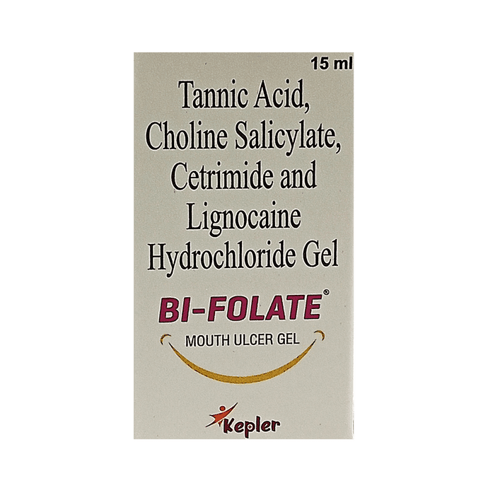 BI-Folate Mouth Ulcer Gel – Tannic Acid (5% w/v) by Kepler Health Care — photo 1 of 3