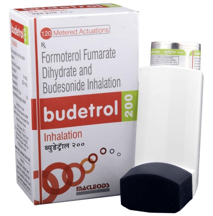 Budetrol 200 Inhaler – Formoterol (6mcg) 200 mg by Macleods Pharmaceuticals Pvt Ltd — photo 1 of 5