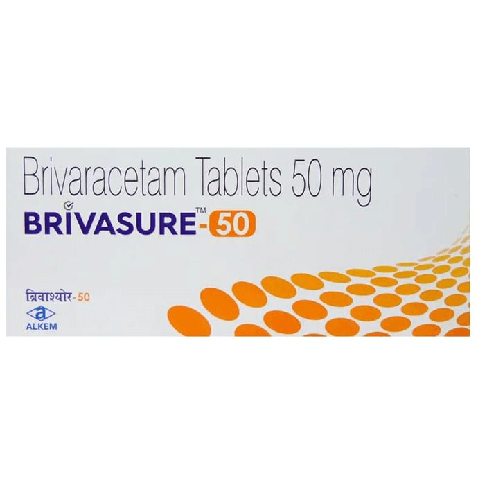Brivasure 50mg Tablet – Brivaracetam (50mg) 50 mg by Alkem Laboratories Ltd — photo 1 of 2