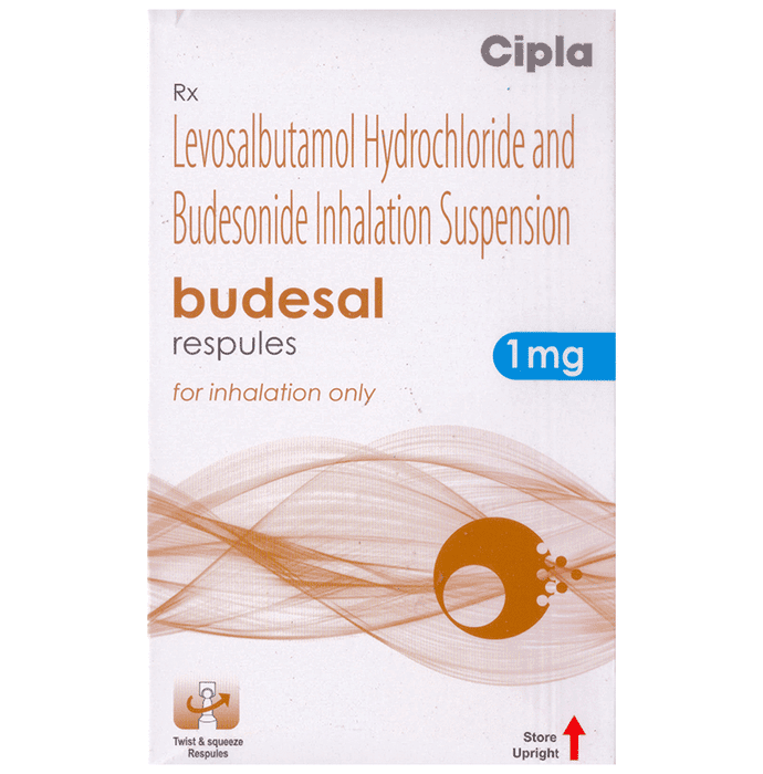 Budesal 1mg Respule 2ml – Levosalbutamol (1.25mg) 1 mg by Cipla Ltd — photo 1 of 3