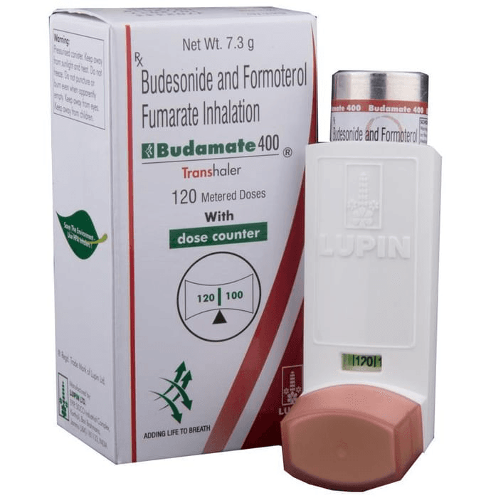 Budamate 400 Transhaler – Formoterol (6mcg) 400 mg by Lupin Ltd — photo 1 of 5