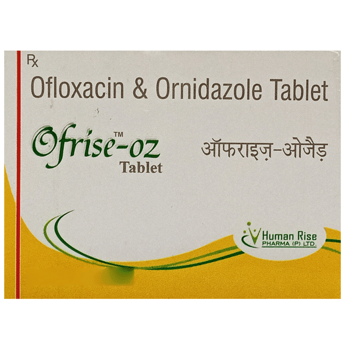 Ofrise-OZ Tablet – Ofloxacin (200mg) by Human Rise Pharma Pvt Ltd — photo 1 of 2